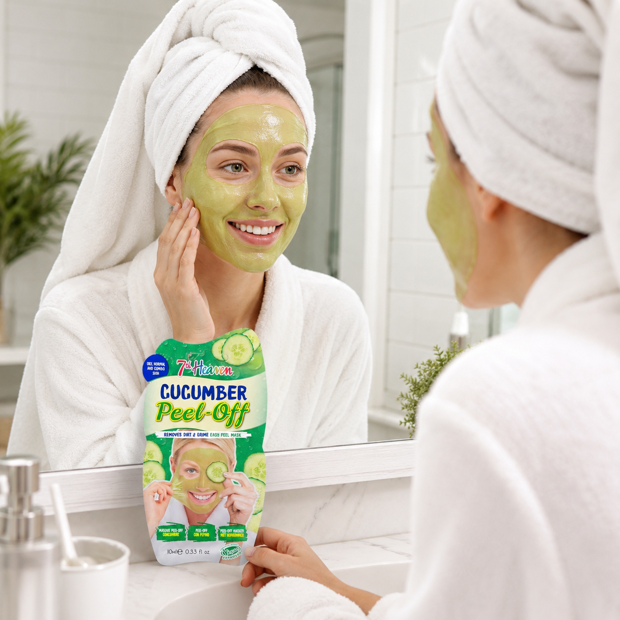 Cucumber Peel-Off Face Mask – Deep Cleansing & Refreshing Face Mask (10ml)