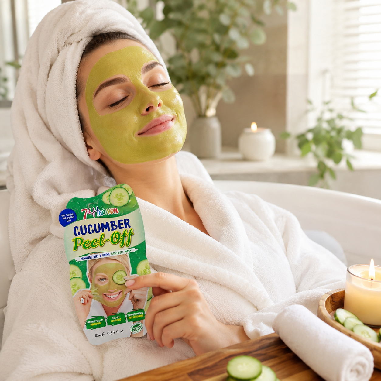 Cucumber Peel-Off Face Mask – Deep Cleansing & Refreshing Face Mask (10ml)