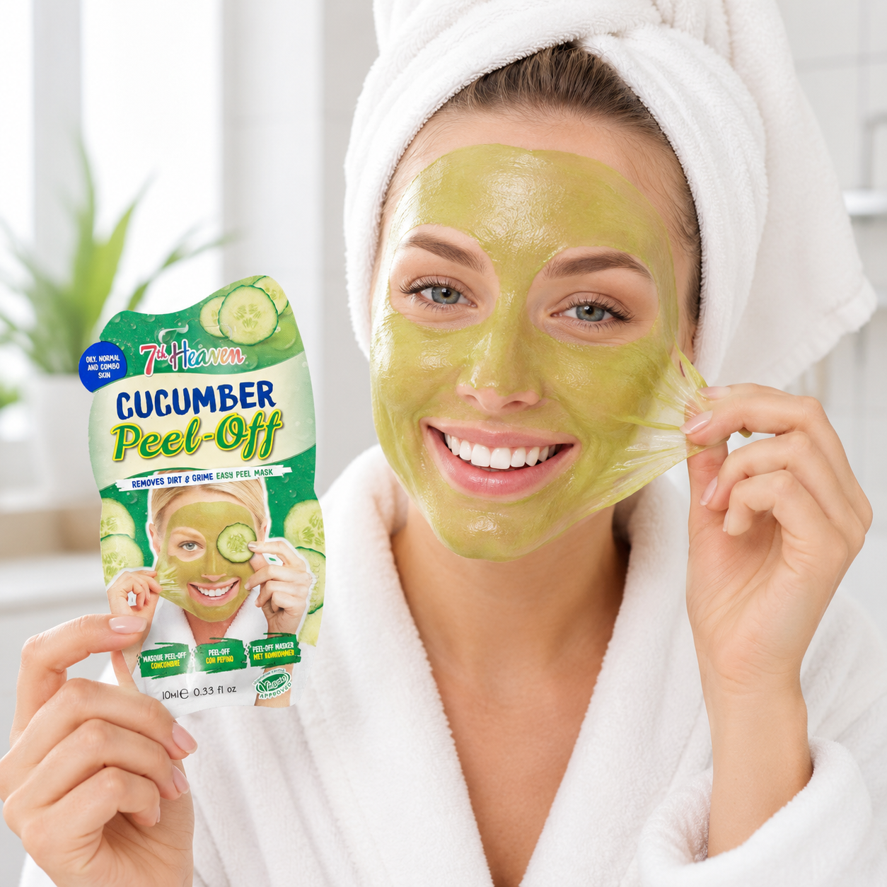 Cucumber Peel-Off Face Mask – Deep Cleansing & Refreshing Face Mask (10ml)