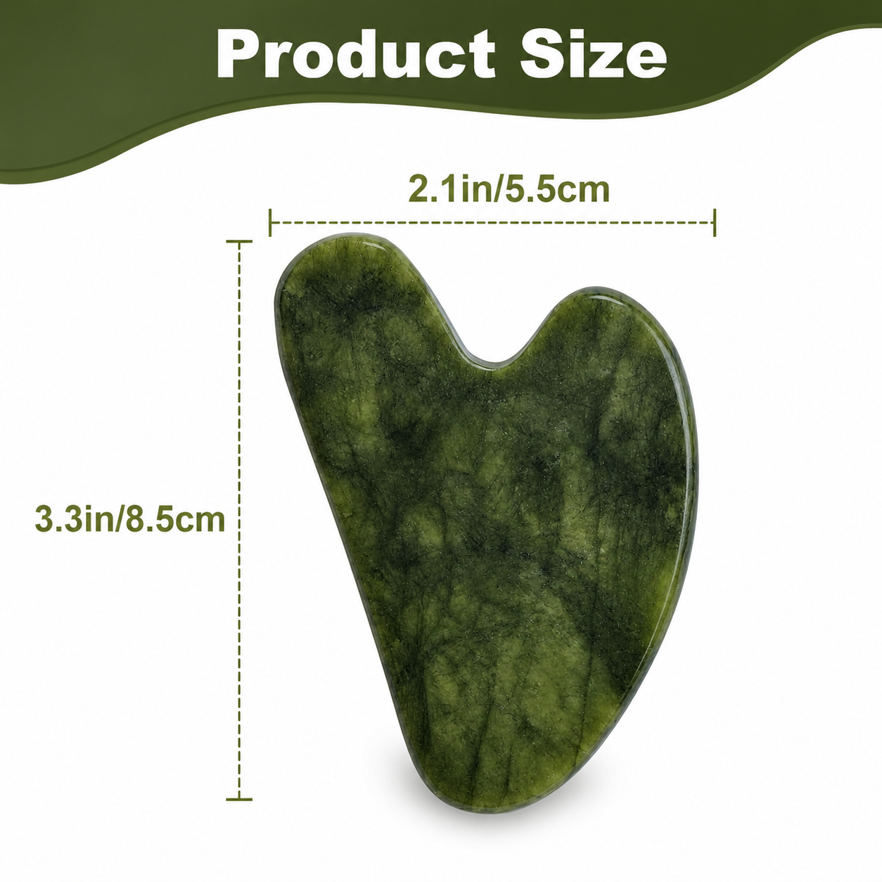 Natural Jade Roller & Gua Sha Set – Facial Massage Tools for Skin Care, Face Lifting & Depuffing