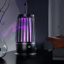 Electric Fly Trap with Night Light USB Rechargeable Indoor Electric Bug Zapper Fly Bug Zapper Light for Backyard Terrace Camping