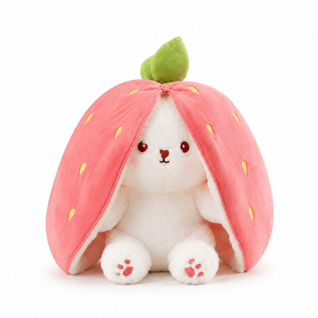 2 Pack Unzip Bunny Plush – Orange & Pink