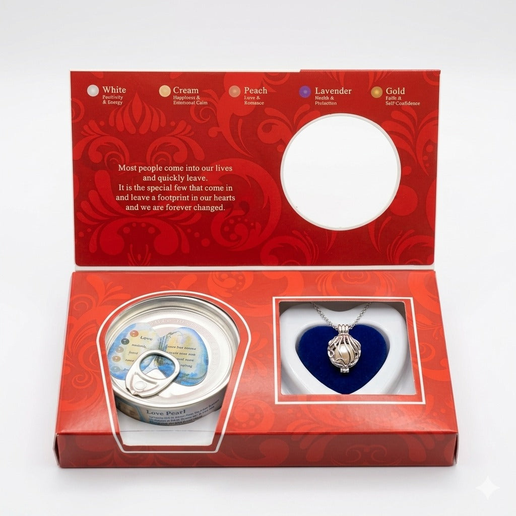 DIY Wish Pearl Necklace Kit – Lotus Locket & Cultured Pearl 16.9