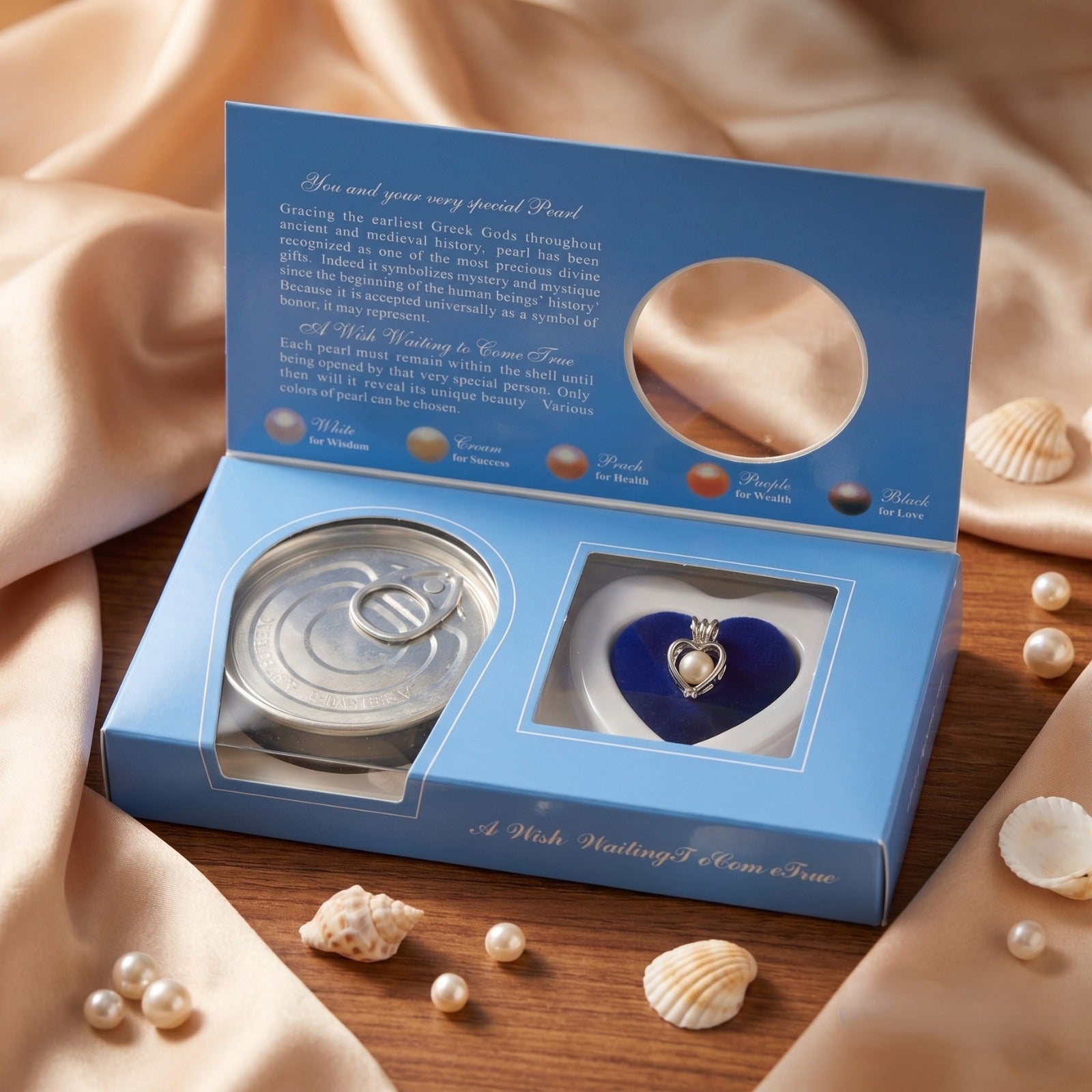 DIy Wish Pearl Necklace Kit – Lotus Locket & Cultured Pearl 16.9