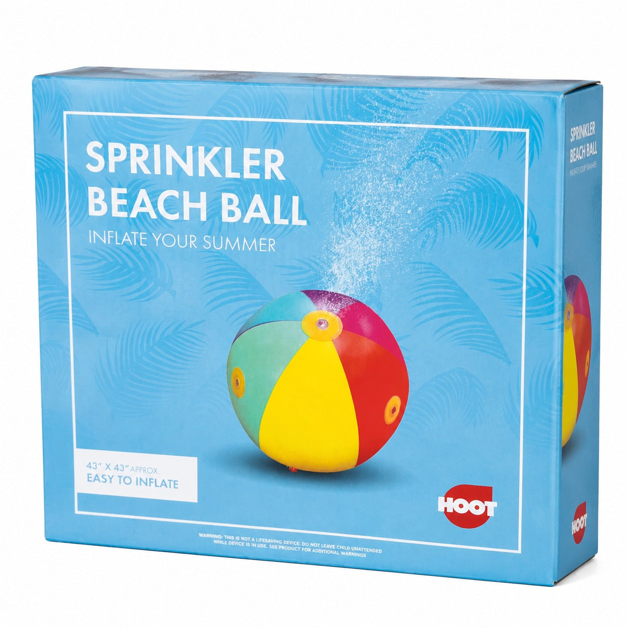 Sprinkler Beach Ball – Inflatable Water Fun for Summer Play