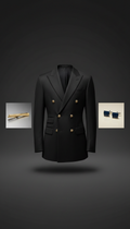 Wool Suit Midnight Houndstooth